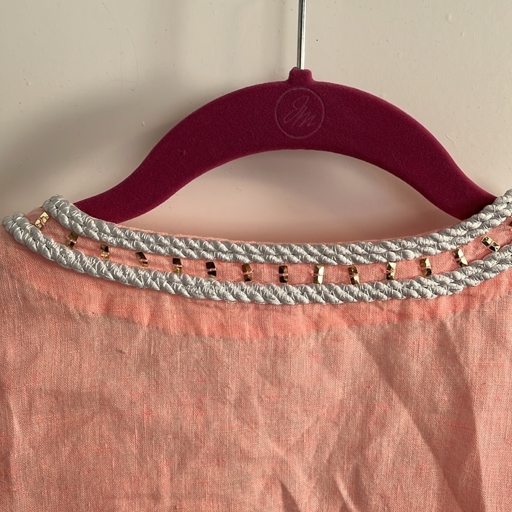 Lilly Pulitzer Linen Amelia Island Tunic EUC - Picture 11 of 13